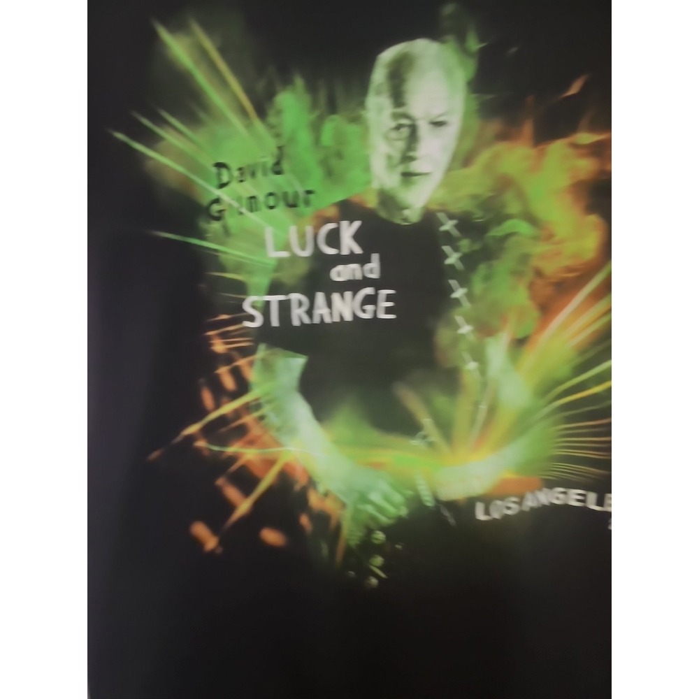 David GILmour  Luck And Strange Tour T- Shirt  Unisex , Small, Los Angeles 2024 - Picture 2 of 4